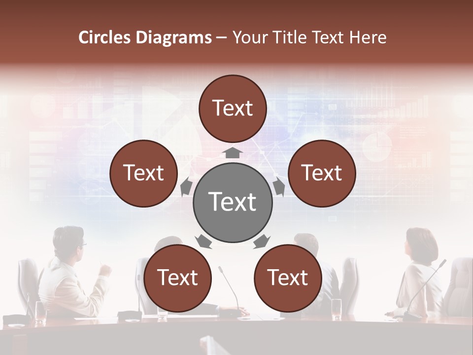 Discuss Group Meeting PowerPoint Template