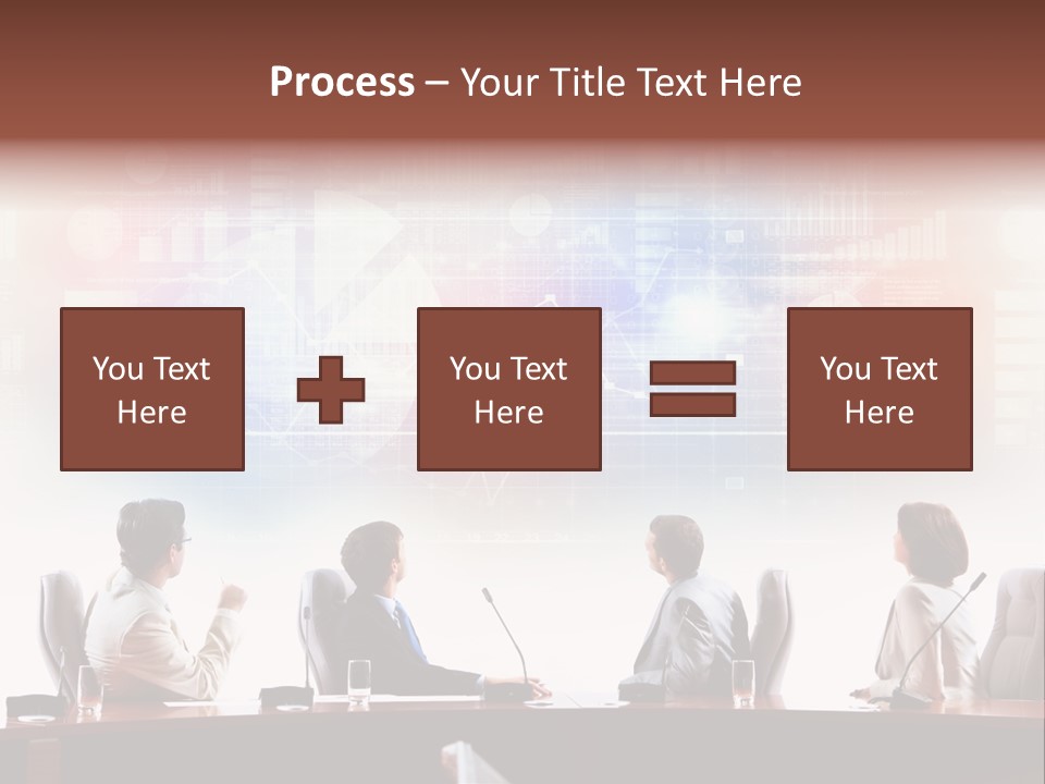 Discuss Group Meeting PowerPoint Template