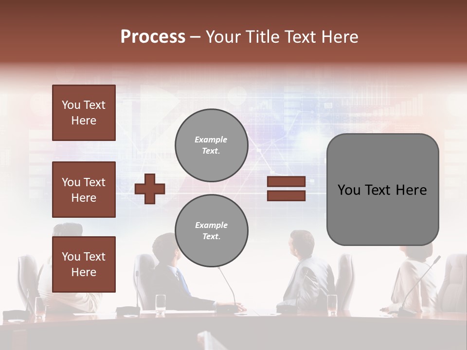Discuss Group Meeting PowerPoint Template