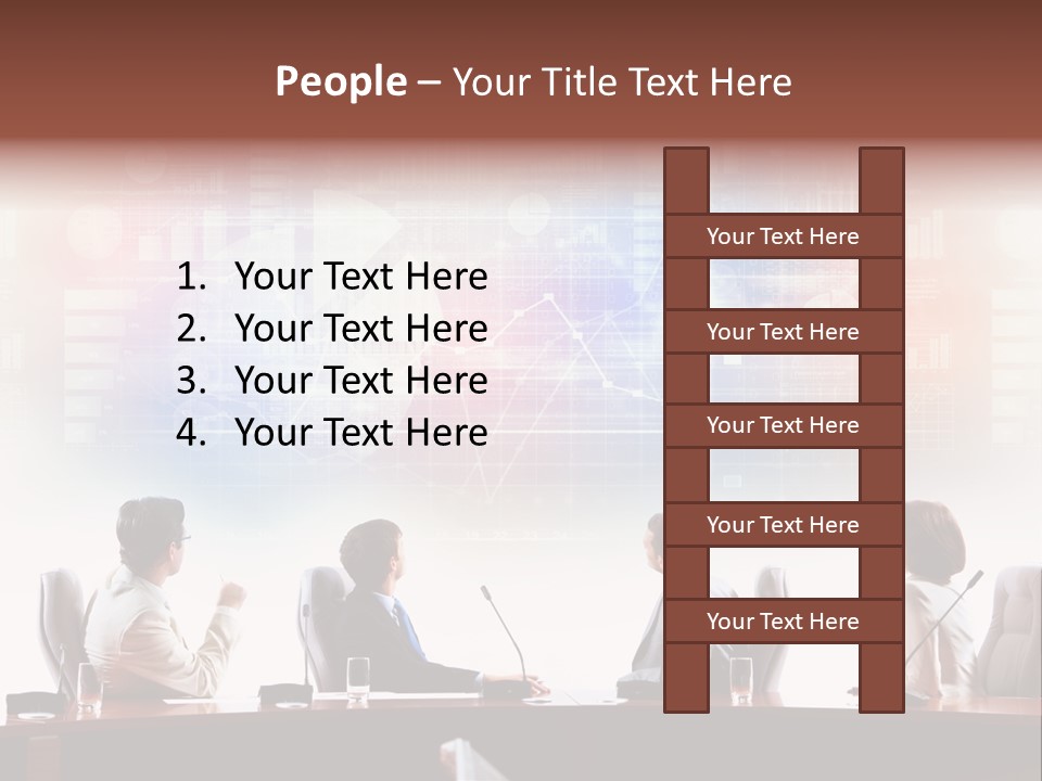 Discuss Group Meeting PowerPoint Template