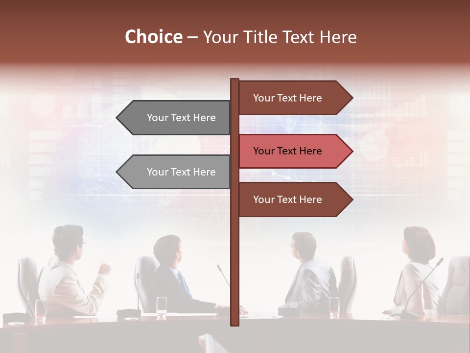 Discuss Group Meeting PowerPoint Template