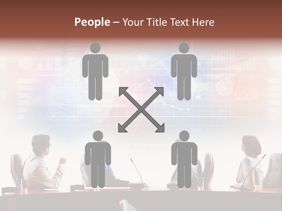 Discuss Group Meeting PowerPoint Template