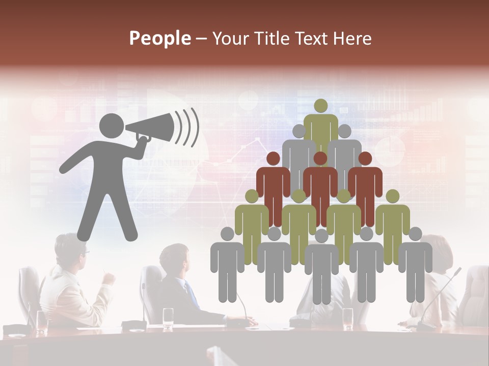Discuss Group Meeting PowerPoint Template