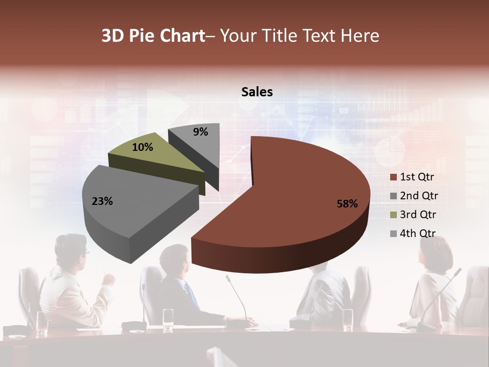 Discuss Group Meeting PowerPoint Template
