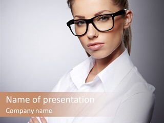 Friendly White Staff PowerPoint Template