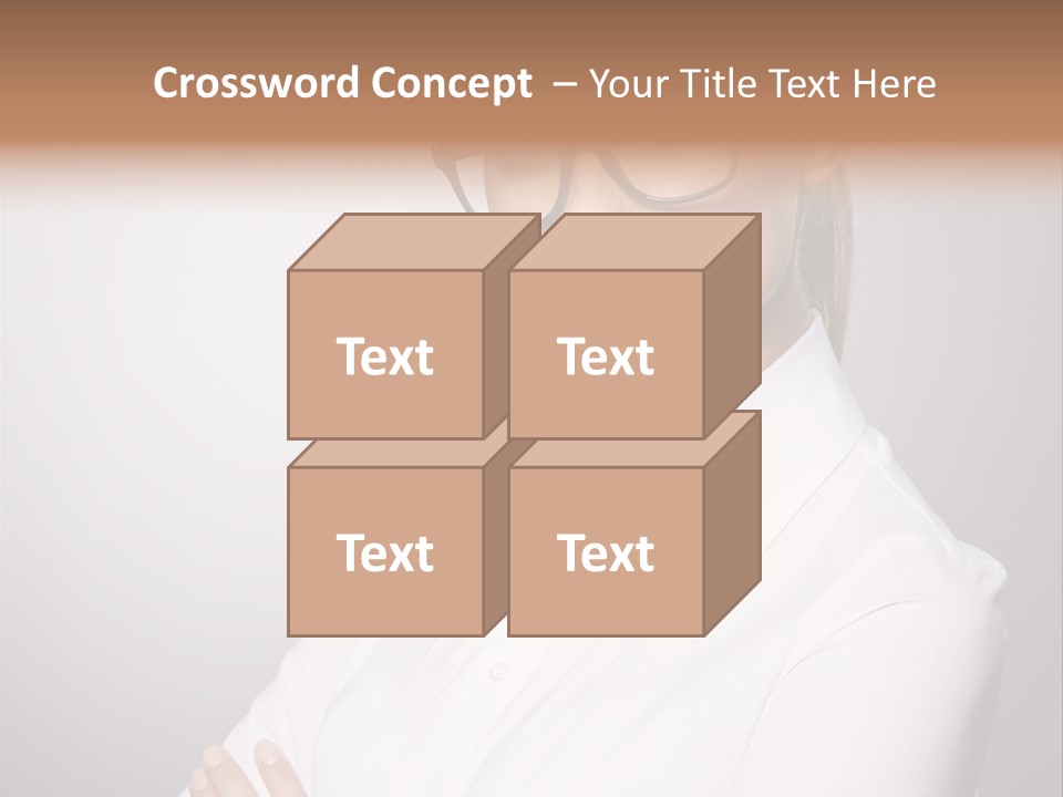 Friendly White Staff PowerPoint Template