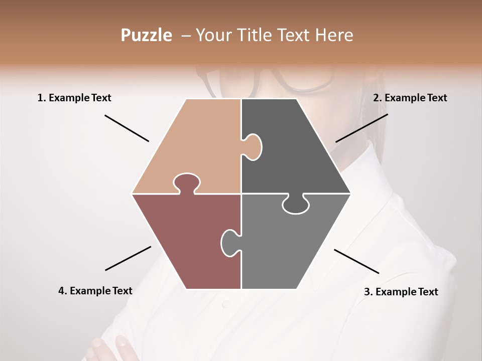 Friendly White Staff PowerPoint Template