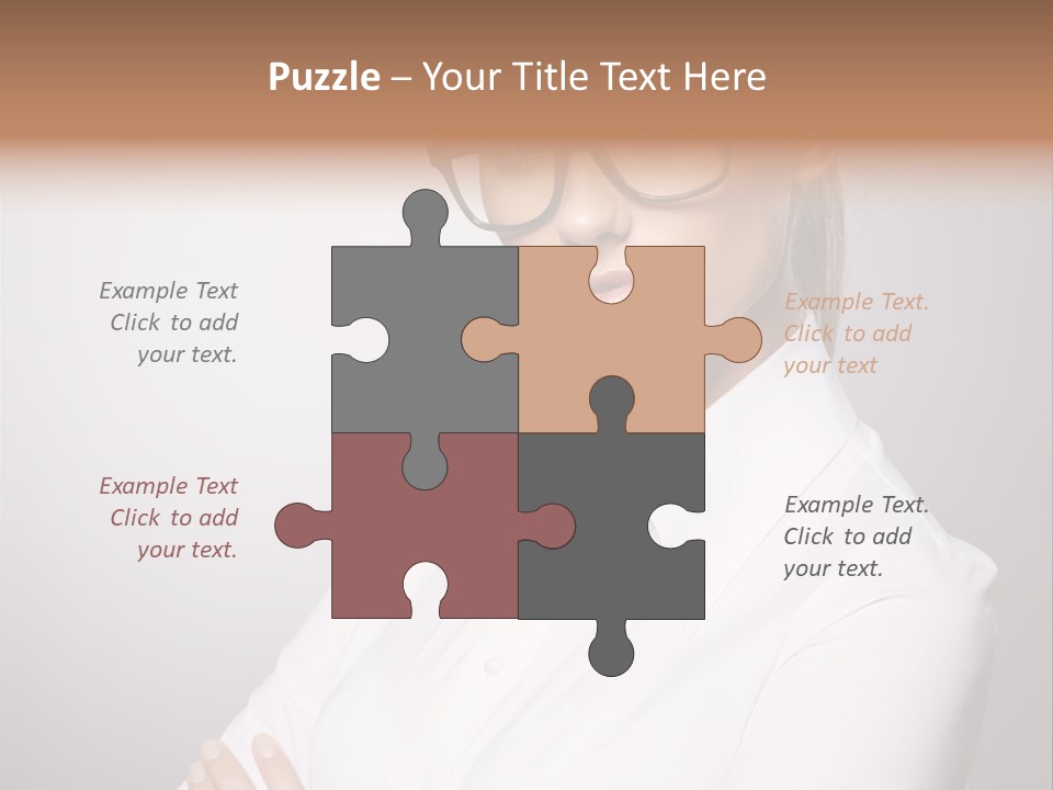 Friendly White Staff PowerPoint Template