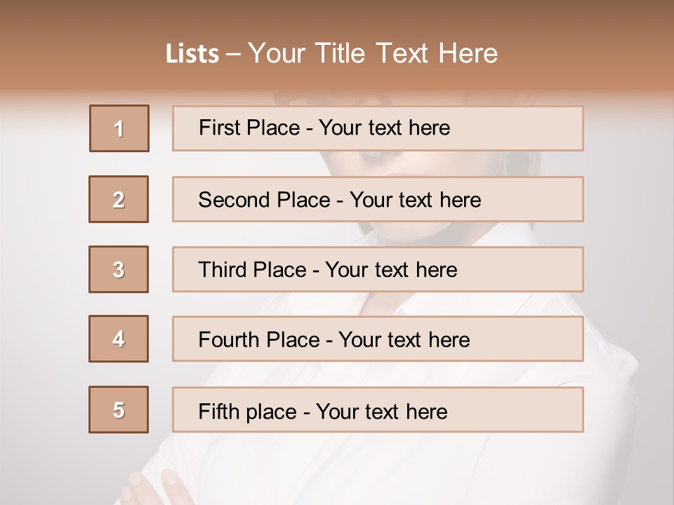 Friendly White Staff PowerPoint Template