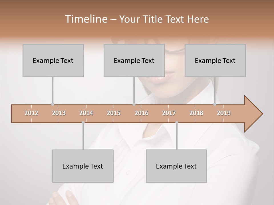 Friendly White Staff PowerPoint Template