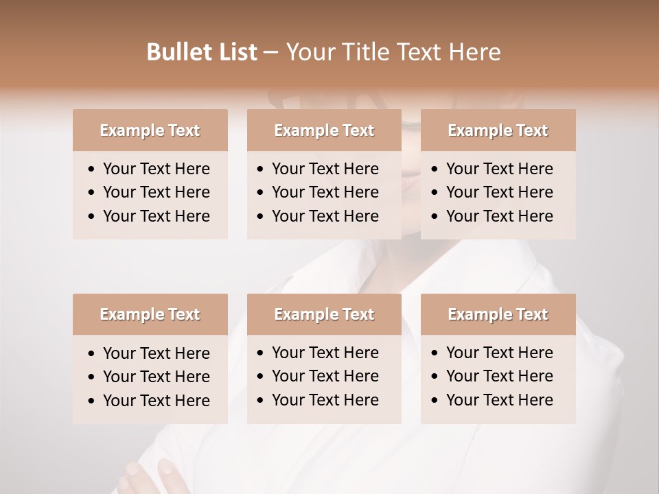 Friendly White Staff PowerPoint Template