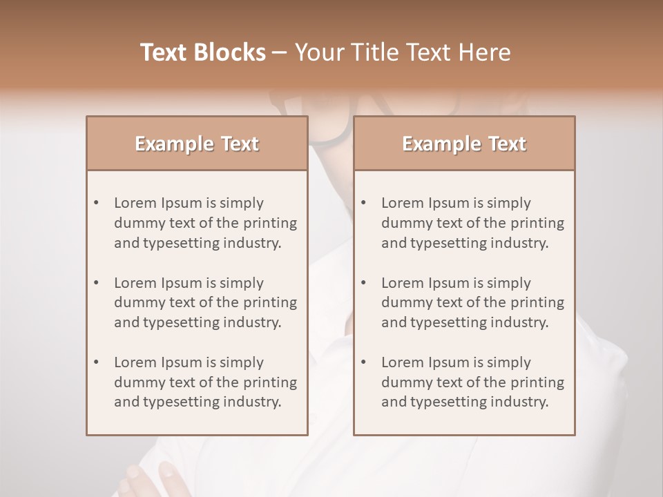 Friendly White Staff PowerPoint Template