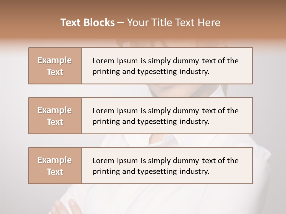 Friendly White Staff PowerPoint Template