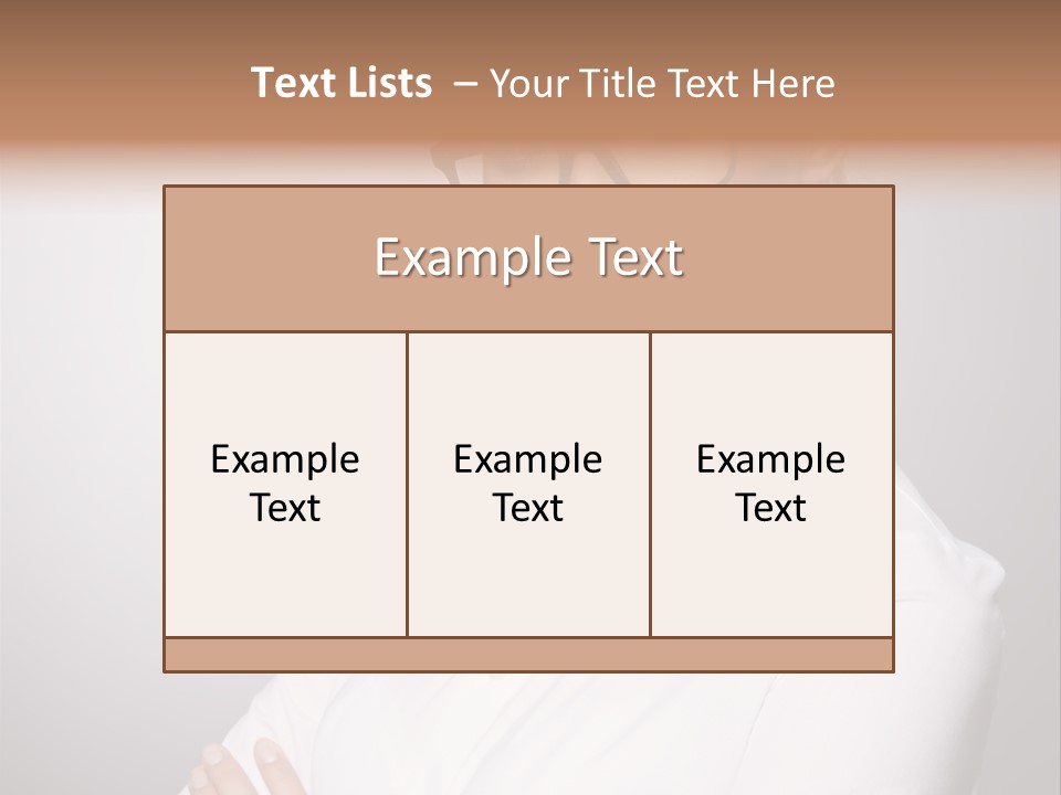 Friendly White Staff PowerPoint Template