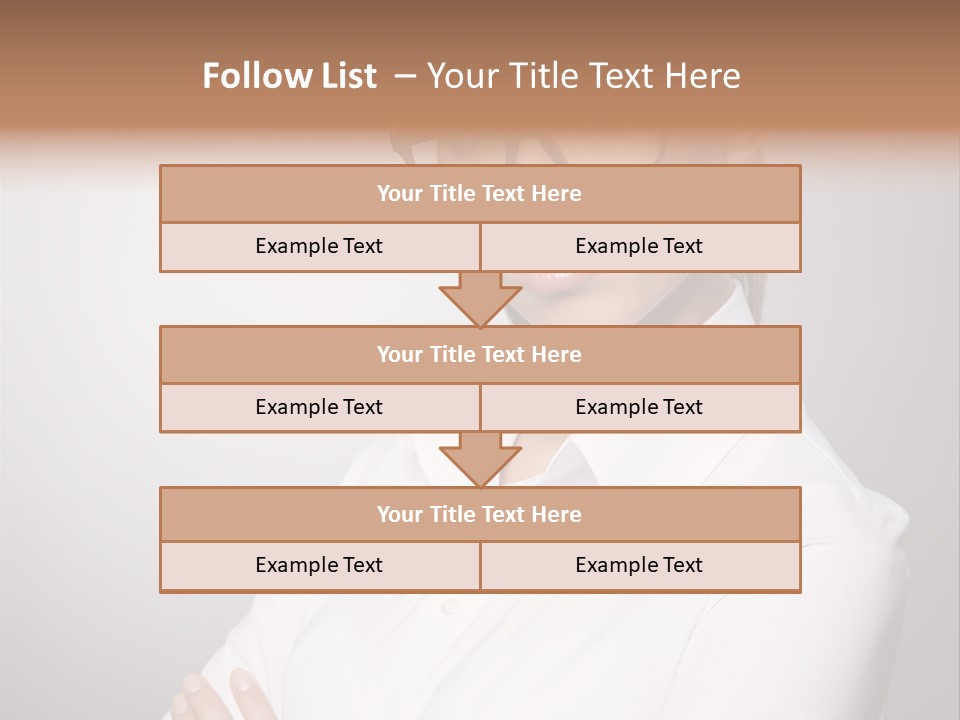 Friendly White Staff PowerPoint Template