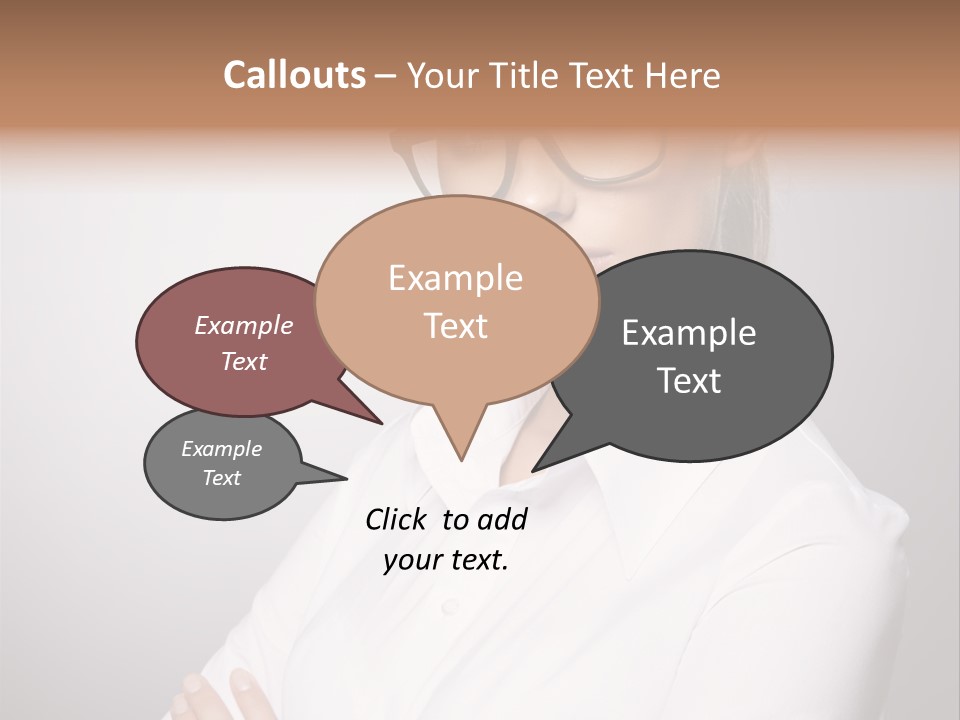 Friendly White Staff PowerPoint Template