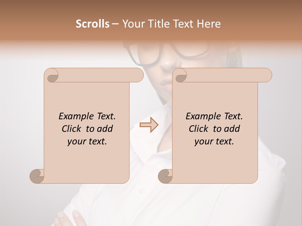 Friendly White Staff PowerPoint Template
