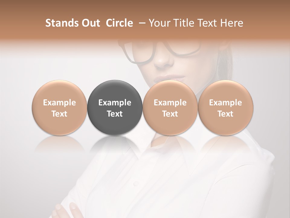 Friendly White Staff PowerPoint Template