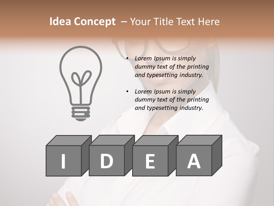 Friendly White Staff PowerPoint Template