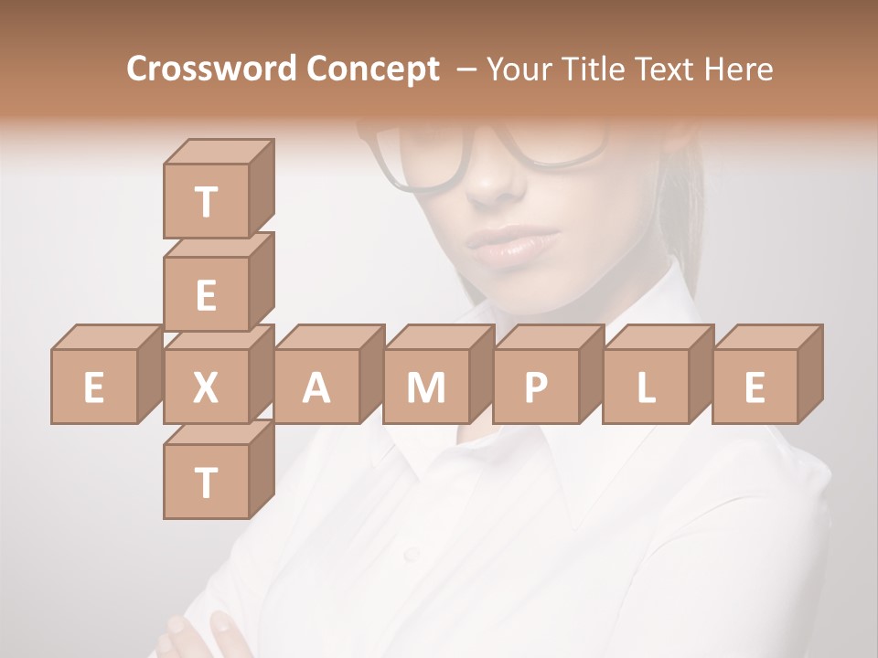 Friendly White Staff PowerPoint Template