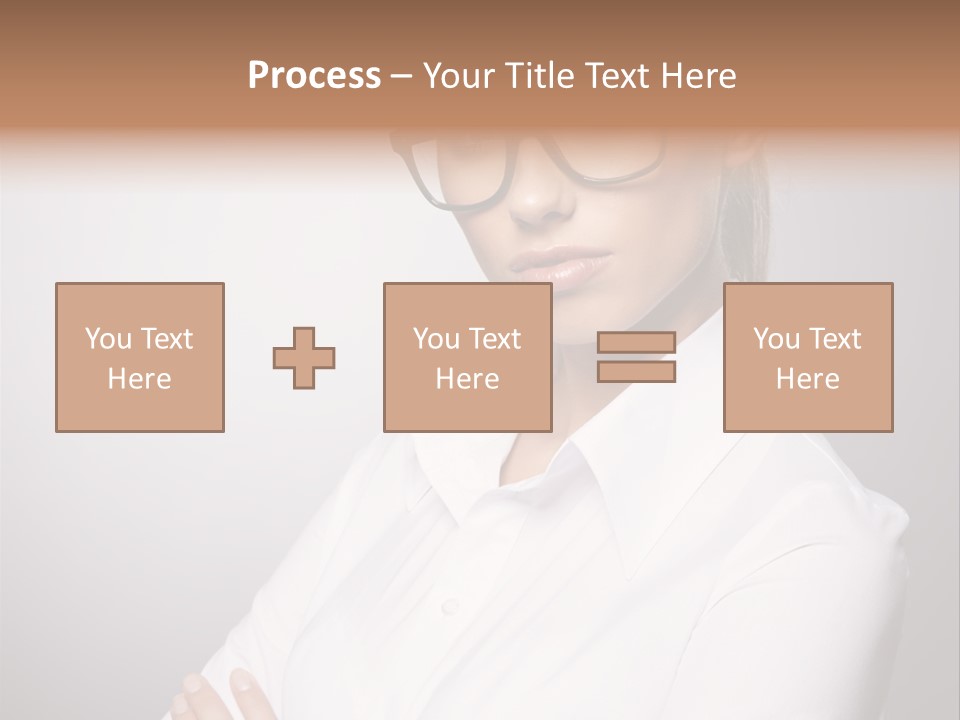 Friendly White Staff PowerPoint Template