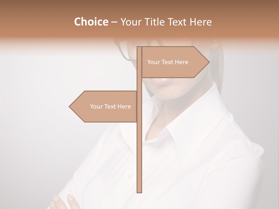 Friendly White Staff PowerPoint Template