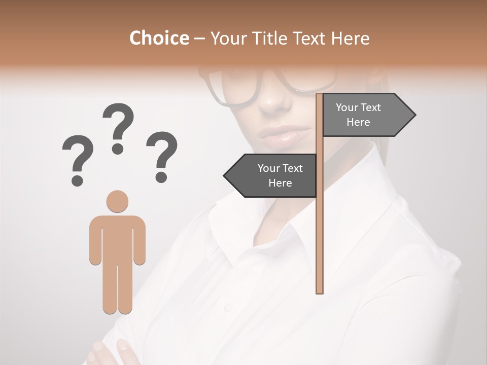 Friendly White Staff PowerPoint Template