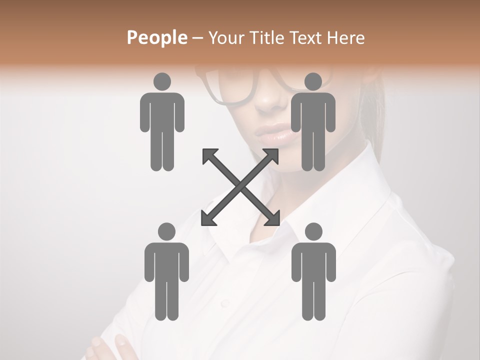 Friendly White Staff PowerPoint Template