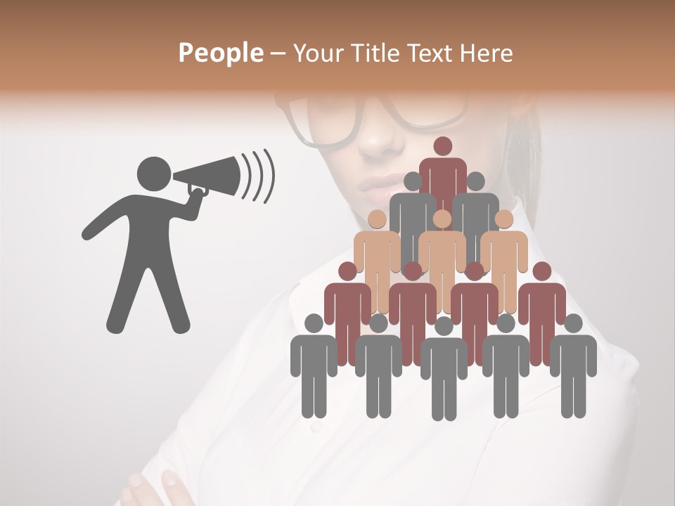 Friendly White Staff PowerPoint Template