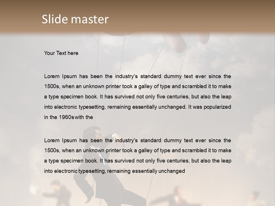 Manipulated Leadership Formal PowerPoint Template