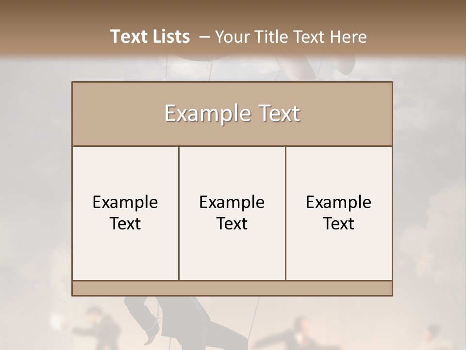 Manipulated Leadership Formal PowerPoint Template