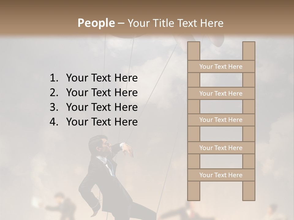 Manipulated Leadership Formal PowerPoint Template