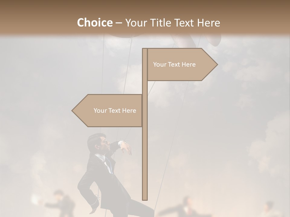 Manipulated Leadership Formal PowerPoint Template