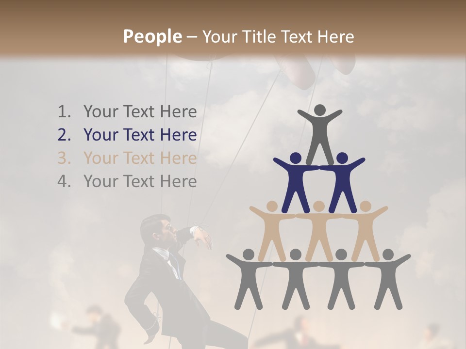 Manipulated Leadership Formal PowerPoint Template