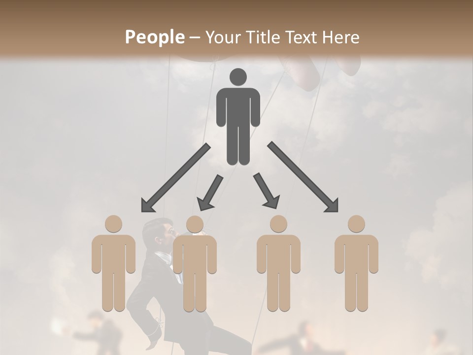 Manipulated Leadership Formal PowerPoint Template