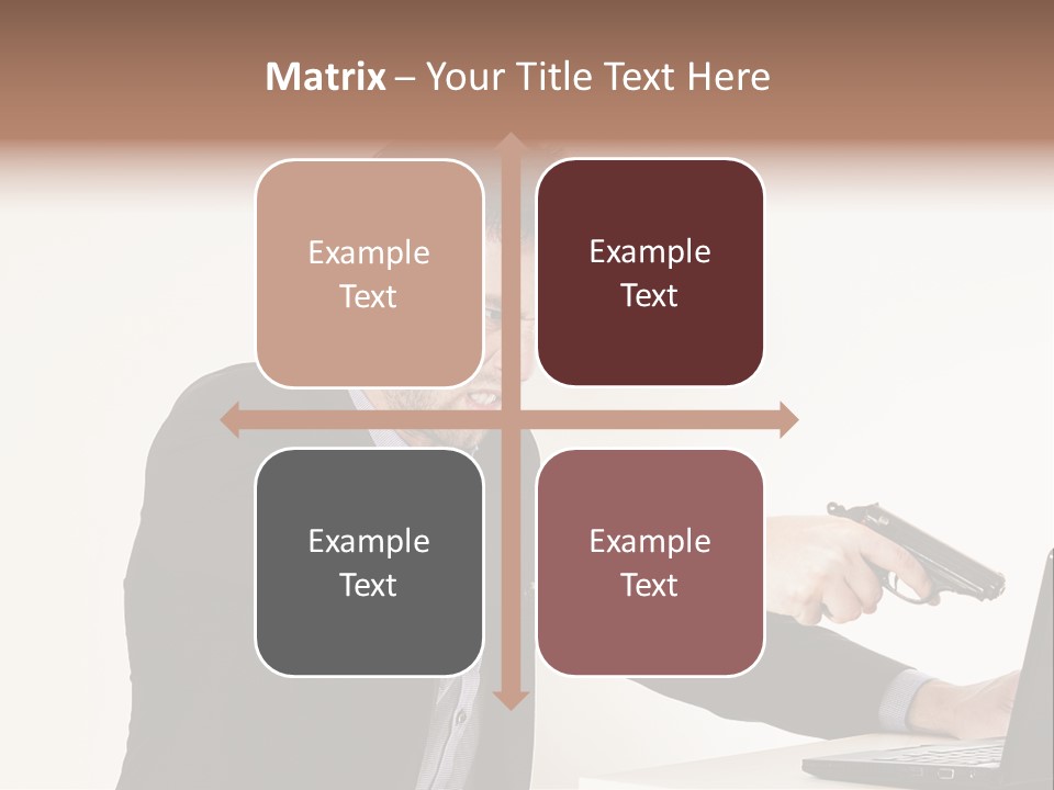 Computer Aggressive Software PowerPoint Template