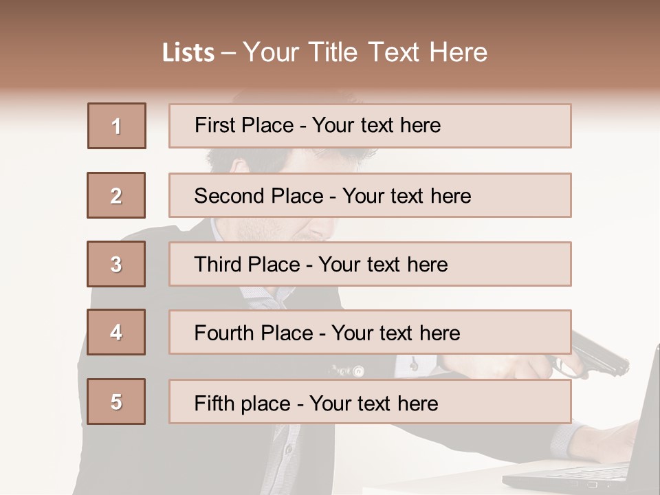 Computer Aggressive Software PowerPoint Template