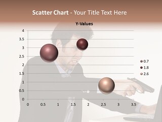 Computer Aggressive Software PowerPoint Template