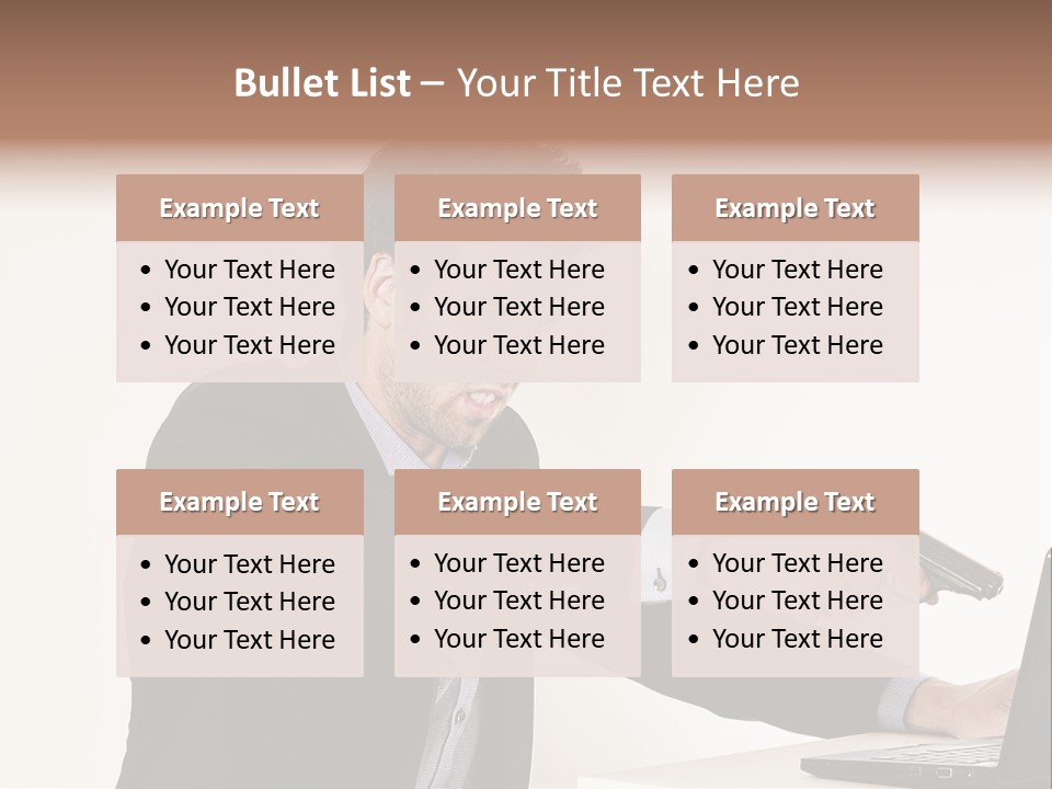 Computer Aggressive Software PowerPoint Template