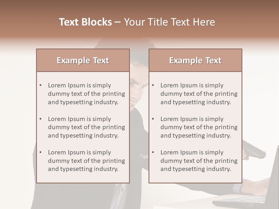 Computer Aggressive Software PowerPoint Template