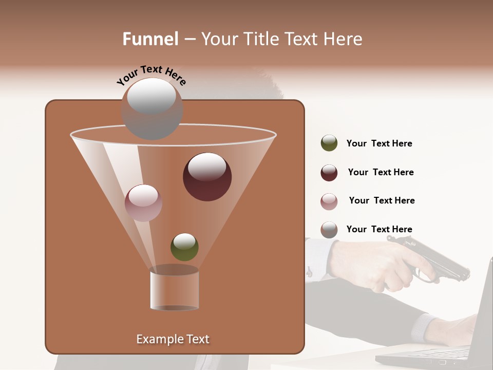 Computer Aggressive Software PowerPoint Template