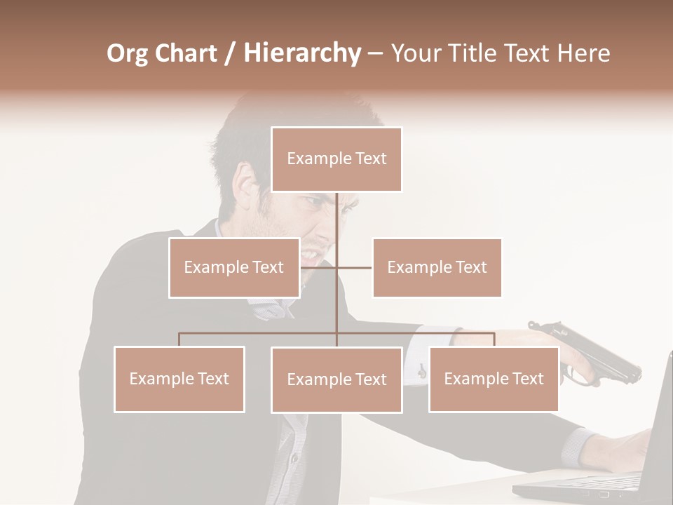 Computer Aggressive Software PowerPoint Template