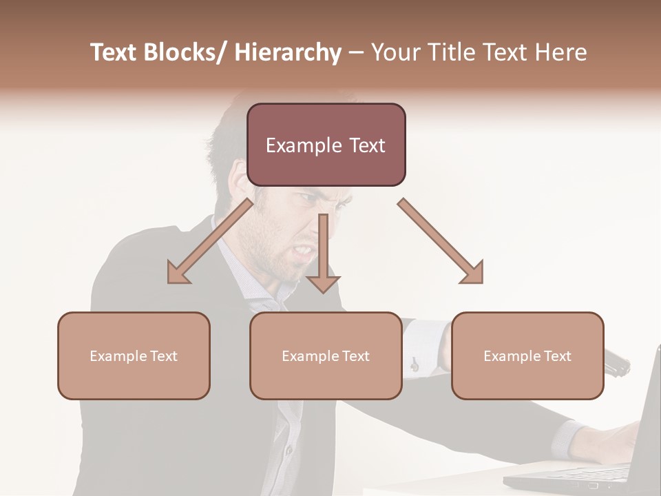 Computer Aggressive Software PowerPoint Template