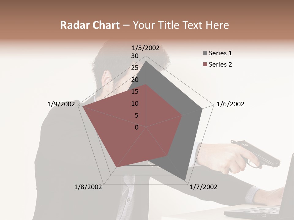 Computer Aggressive Software PowerPoint Template