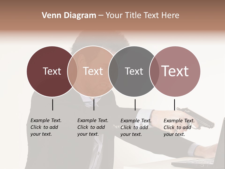 Computer Aggressive Software PowerPoint Template