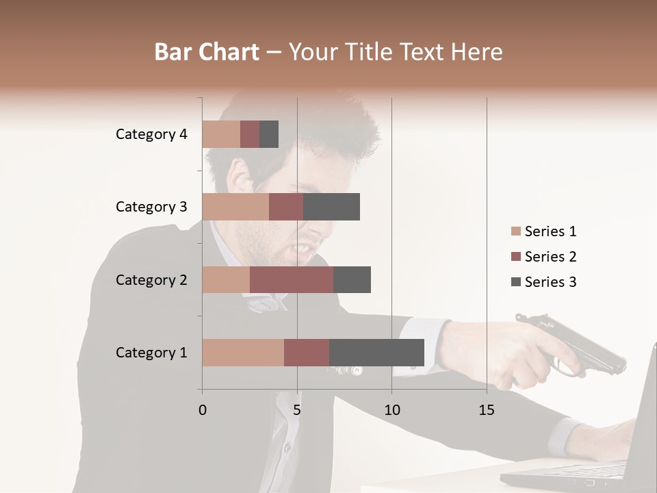 Computer Aggressive Software PowerPoint Template