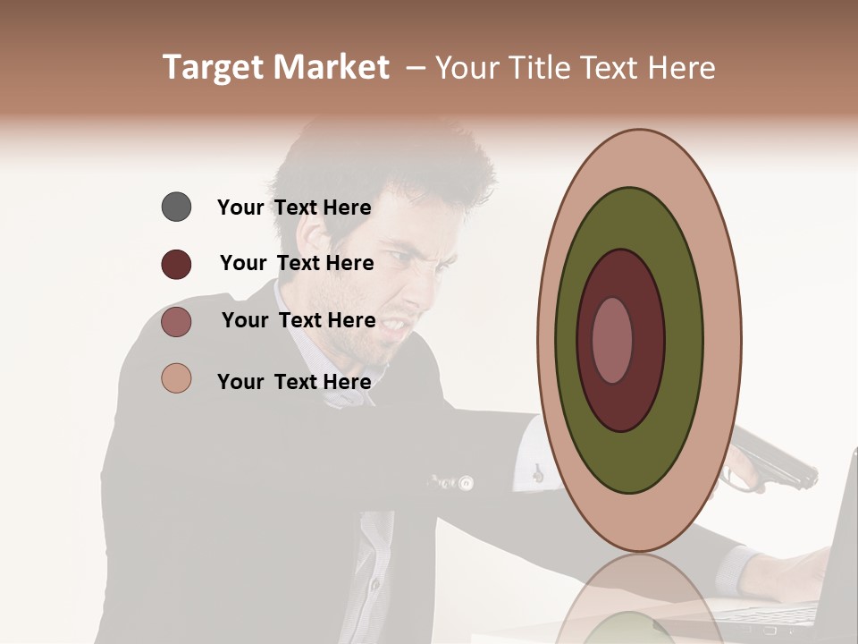 Computer Aggressive Software PowerPoint Template