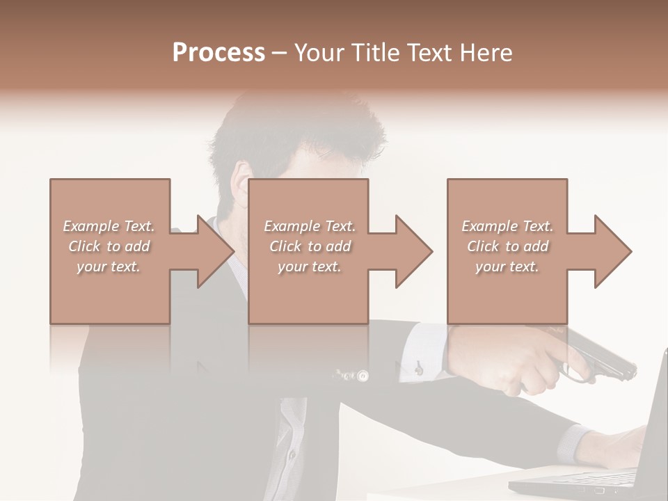 Computer Aggressive Software PowerPoint Template