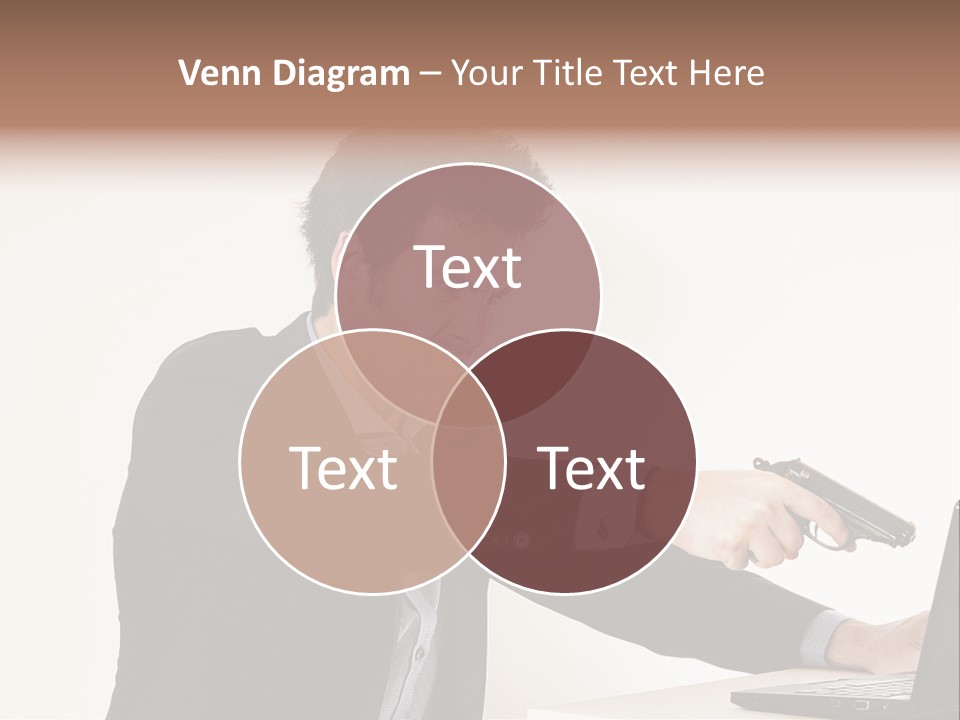 Computer Aggressive Software PowerPoint Template