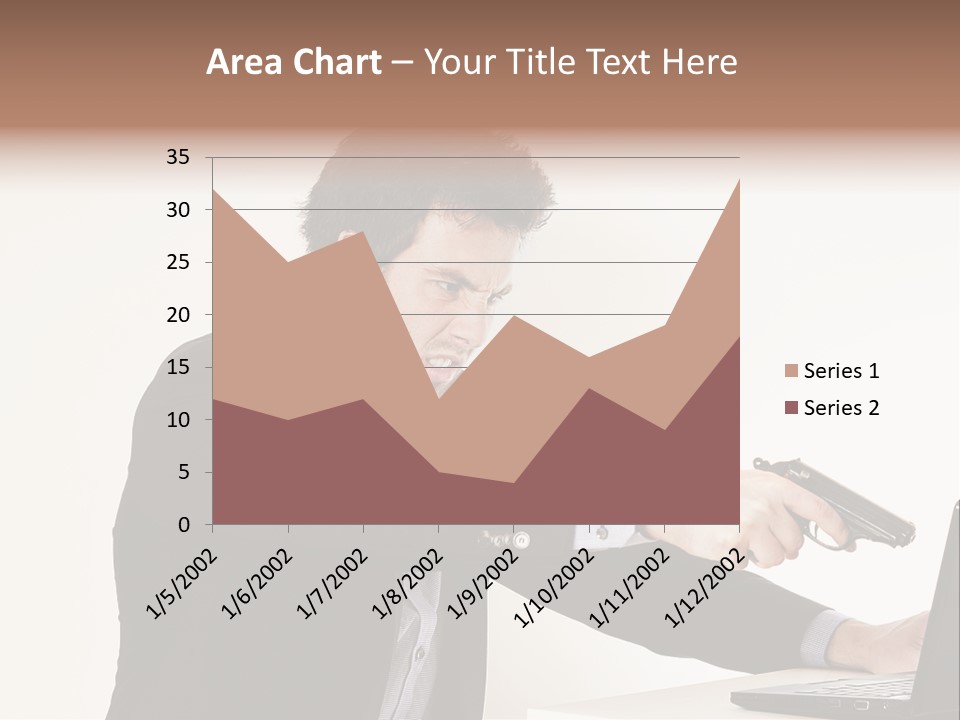 Computer Aggressive Software PowerPoint Template